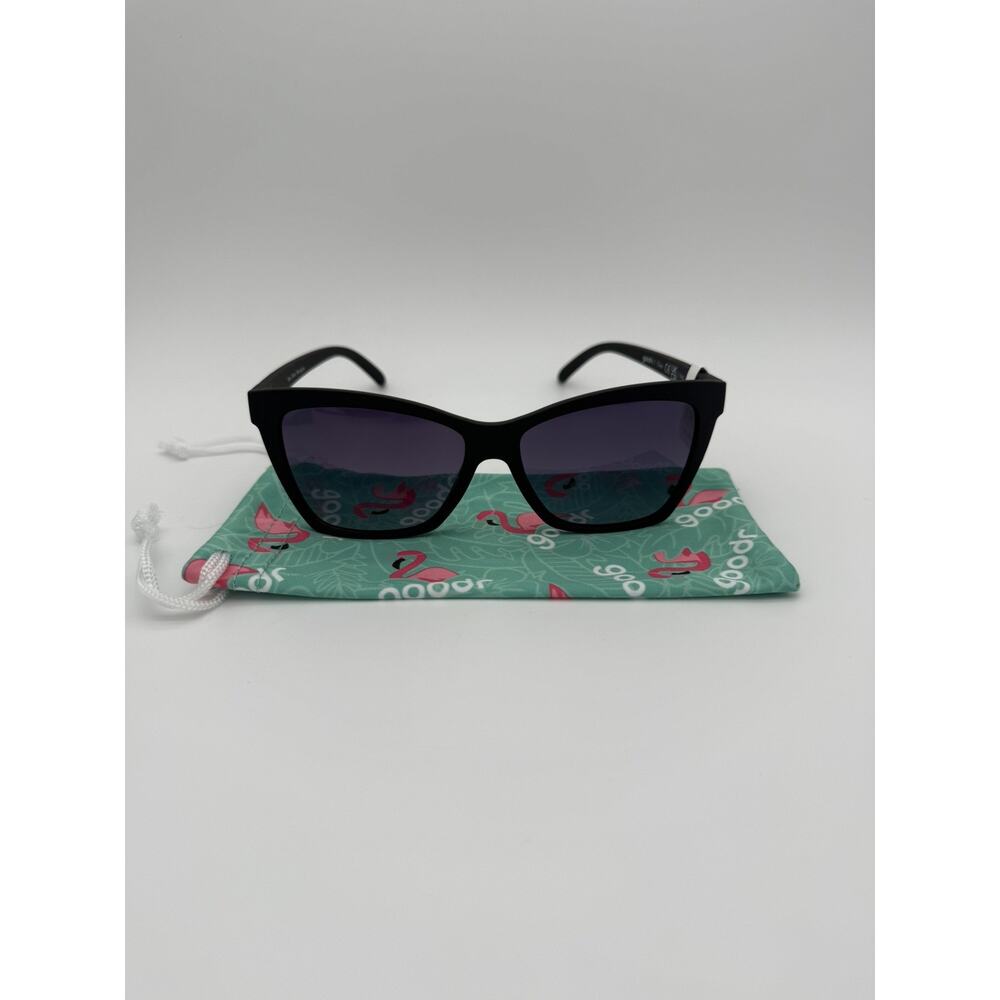 Goodr New Wave Renegade Sunglasses Black Polarized with Case NWT